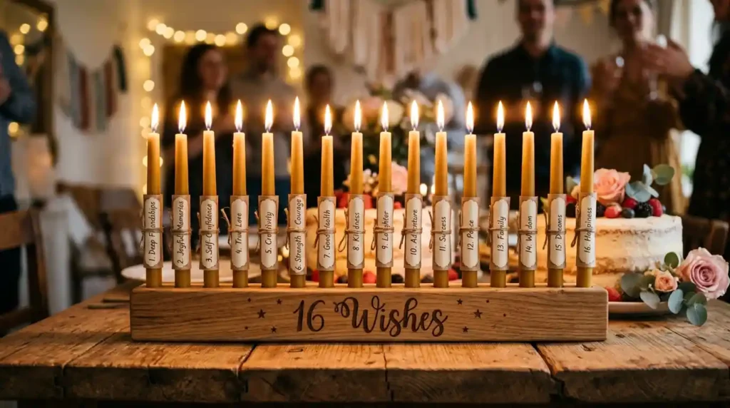 Celebration 16 Wishes Candles