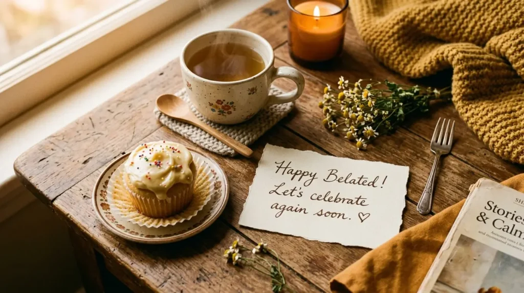 Heartfelt Belated Birthday Wishes