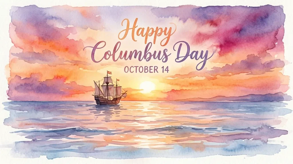 Romantic Columbus Day Wishes