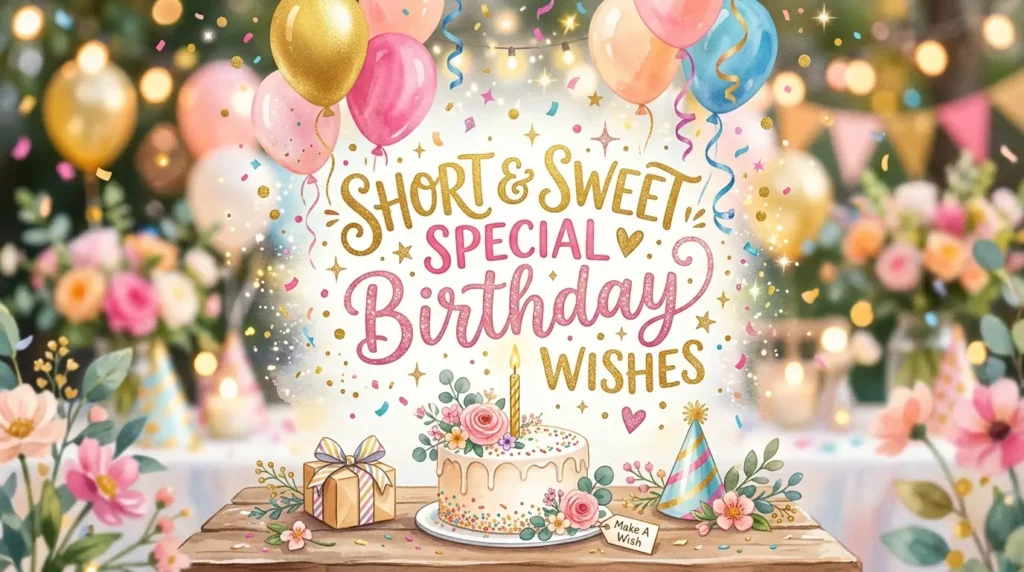 Short & Sweet Special Birthday Wishes