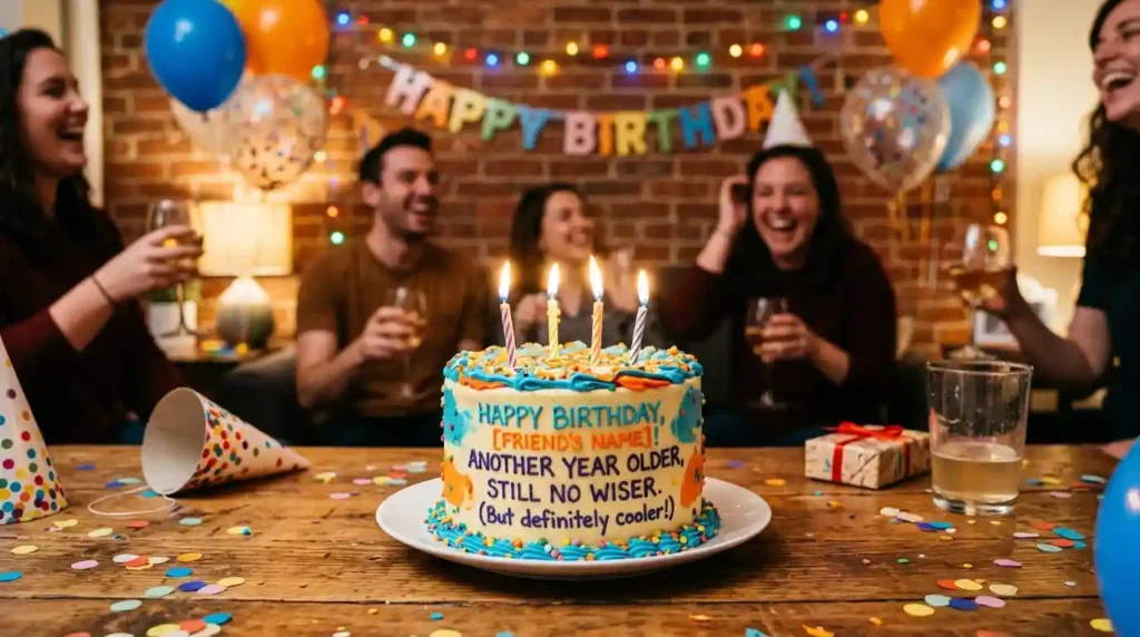 Funny Simple Birthday Wishes for Friend