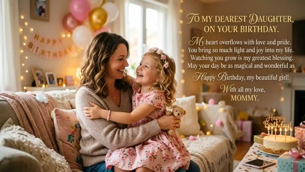  Heart Touching Birthday Wishes for Daughter from Mother