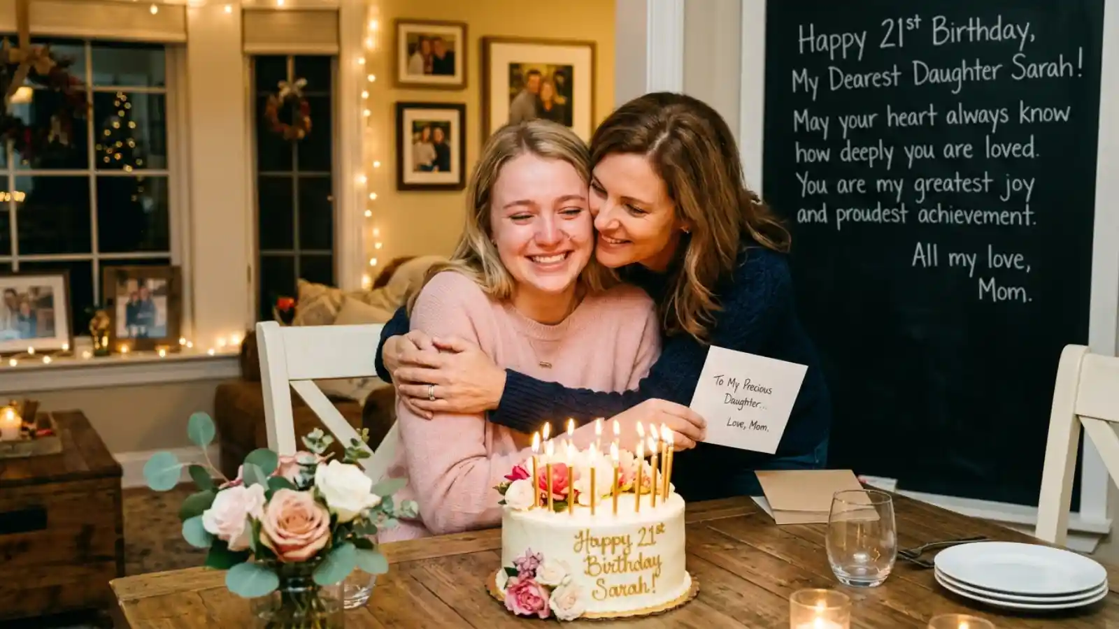 Heart Touching Birthday Wishes for Daughter from Mother